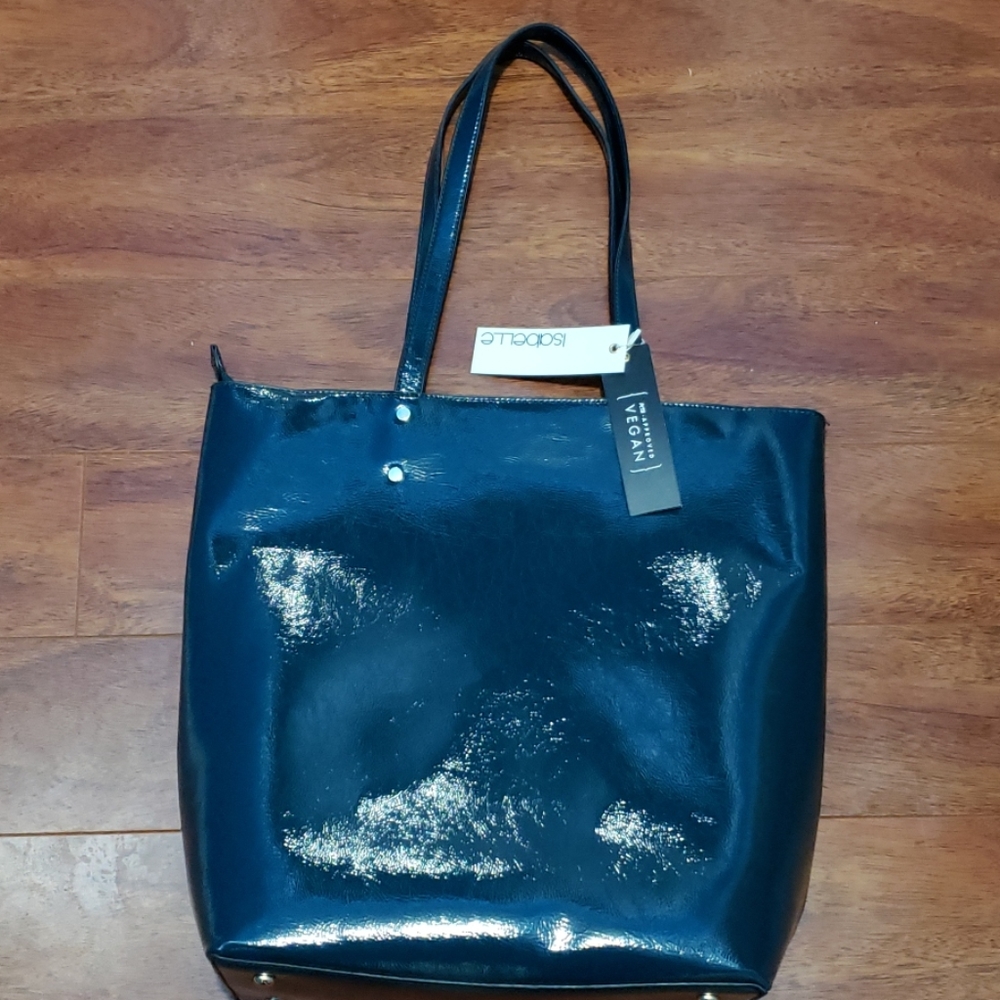 NWT Isabelle Green Vegan Tote bag